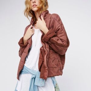 Free people Quilted dolman jacket